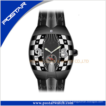 La montre en cuir montre-bracelet suisse automatique Psd-2325